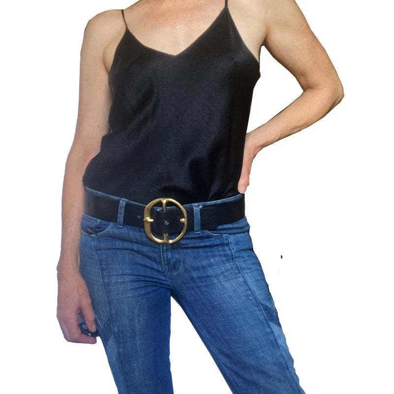 Kim White - Chunky Hip Belt - Light Brown