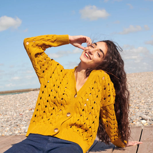 GiGi Knitwear - Open Cable Cardigan